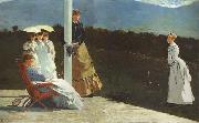 The Croquet Match (mk44) Winslow Homer